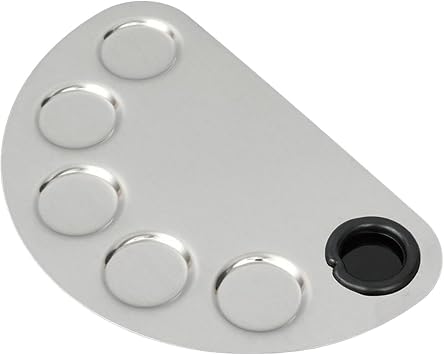 Reliable Stainless Cosmetic Mixing Tray Mixing And Matching Cosmetic Products With Ease ConvenientSuitable Salon Or Home Stainless Tray Metal Eye Shadow