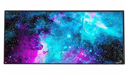 Large Mouse Pad, EONHUAYU Extended Gaming Mouse Pad 900x400x2mm Almohadillas de Goma Antideslizante para Portátil (Galaxy Star) Cover