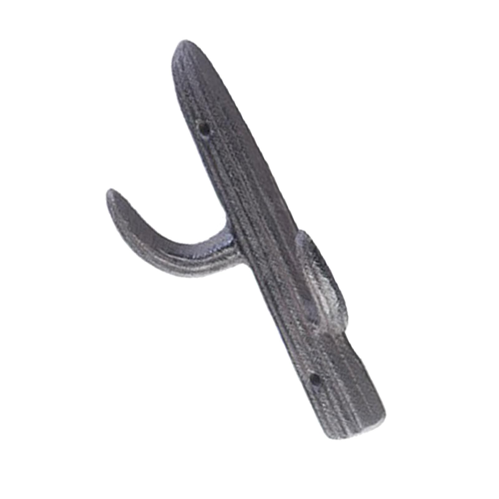 HUANGING Antique Finish Cactus Wall Hanger Decorative Entryway Double Hook Decoration Bathroom Towel Hanging Hook Cactus