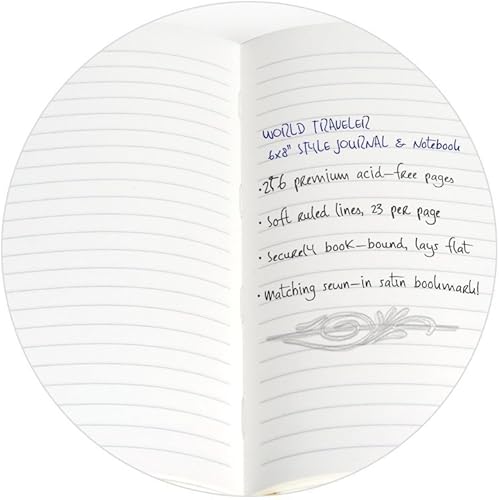 Miniatura 4 de Eccolo Dayna Lee Collection - Cuaderno inspirador de tapa flexible de 8 x 6 pulgadas, hojas forradas sin ácidos (dorado, sus ideas son oro puro)