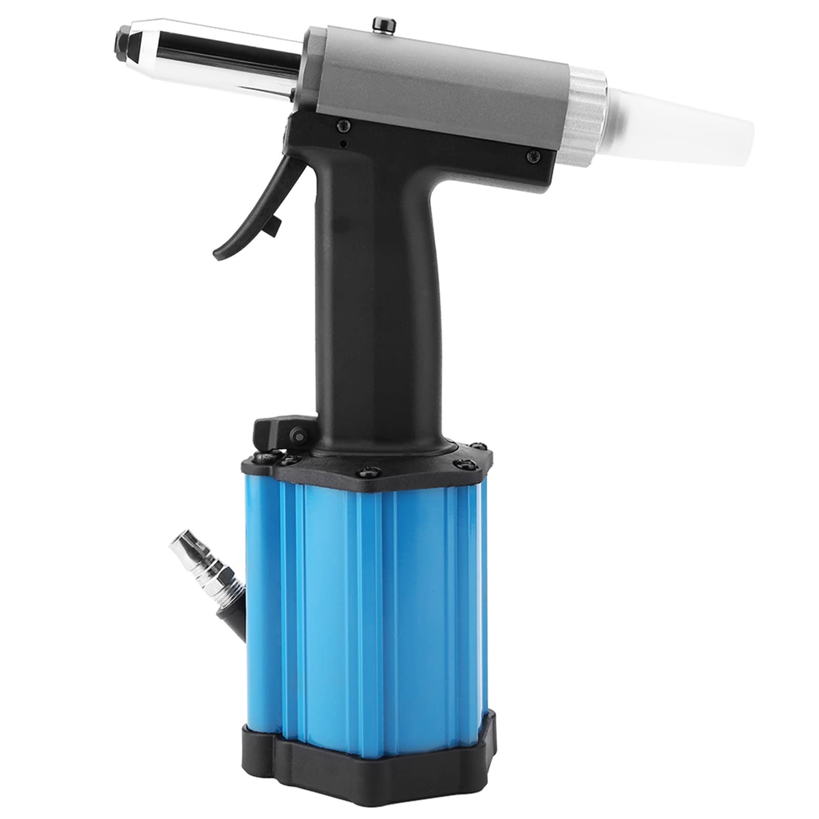 FTVOGUE Pneumatyczne Narzędzie do Nitowania Pistolet do Nitowania Pneumatycznego KP 715 Skok 18 Mm Siła Uciągu 1850 Kg 0,6 MPa Budowy Statków Przemysł Petrochemiczny i Maszyny Prace Nitujące