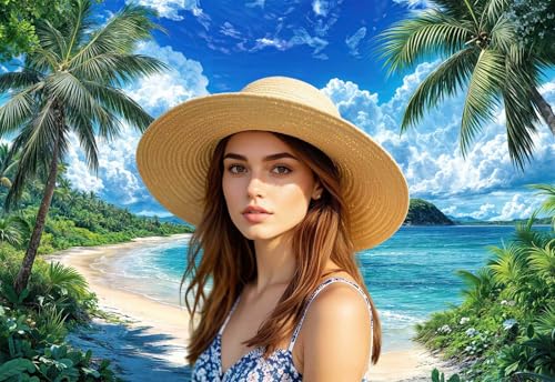 Fondo Fotográfico Tropical Playa Hawaiana 10X8FT miniatura 5