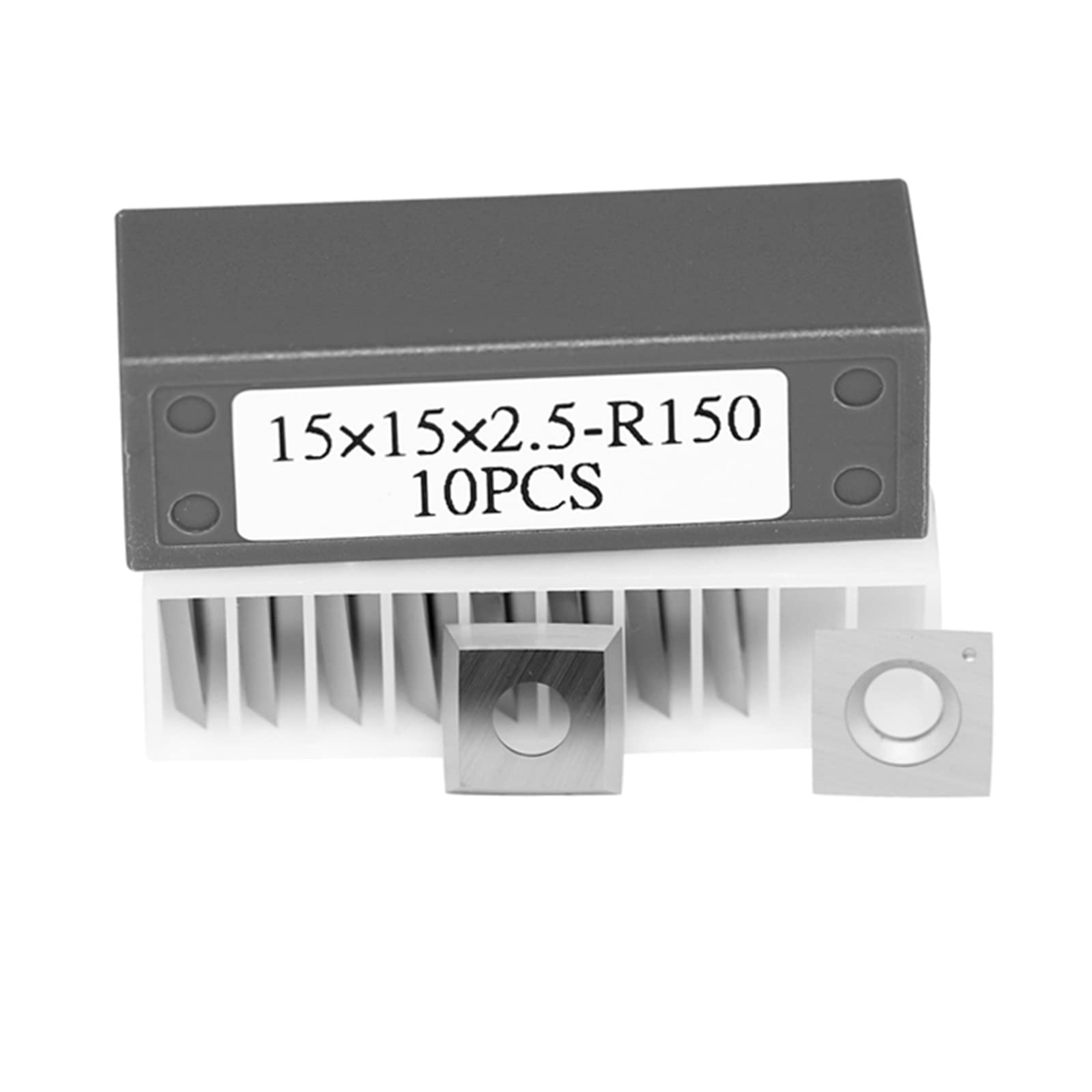 10pcs Square 15x15mm Inserts Cutter Helical Planer Heads for Woodworking Easy Wood Tools Inserts for Woodturning Lathe Tools