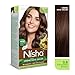 Nisha Creme Hair Color for Women - Chocolate Brown, 60g+60ml, Long-lasting, 100% Grey Coverage Permanent Hair Colour for Soft, Shiny, Healthy Hair