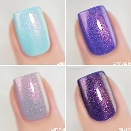 Image of ILNP Valentina - Milky Teal Sheer Shimmer Nail Polish