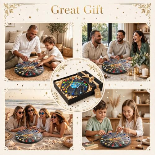 Image of Awestuffs Rope Untangling Puzzle Game Challenge for Kids & Adults | Develops Fine Motor Skills & Cognitive Learning | Educational Strategy Toy for Family, Travel & Party Fun