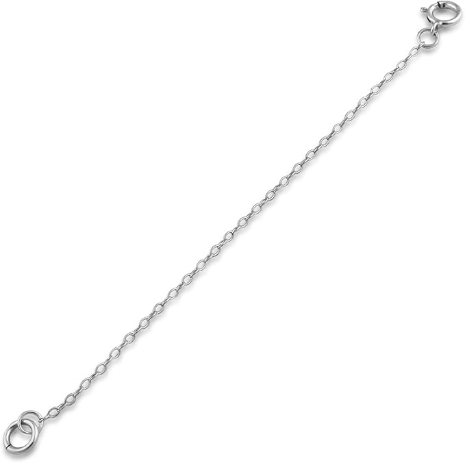 Sterling Silver Necklace Extender Chain 