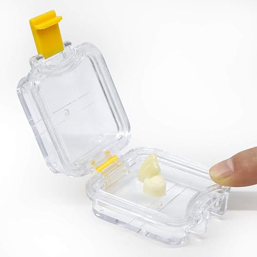 Miniatura 8 de Impresionante sonrisa dental corona y puente caja de almohada con cierre seguro  Caja de dientes de película de membrana transparente - 100 unidades