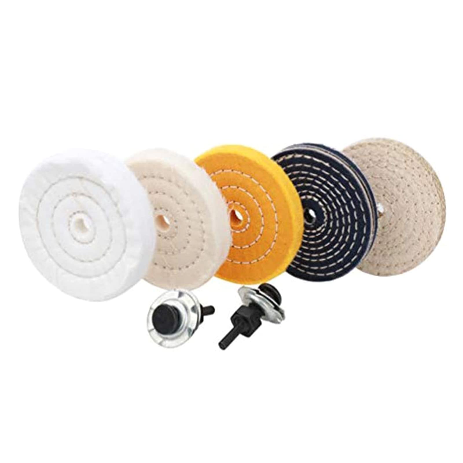 Roue de polissage 4" souple éliminant les défauts de vernis sur le bois et surfaces peintes
