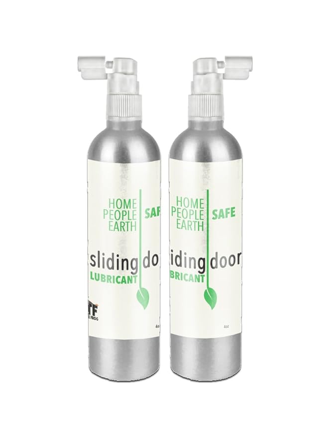 Sliding Door Lubricant Mineral Based ZeroVOC Unscented 2 pack by