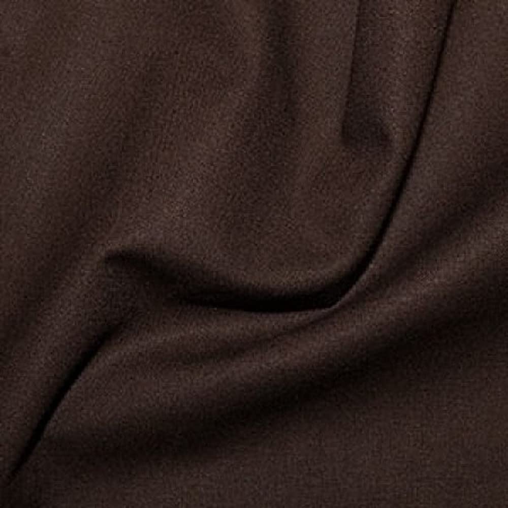 Plain Coloured True Craft 100% Cotton Dressmaking Patchwork Fabric (per metre) (13 Chocolate)