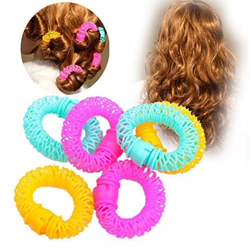 AASA Hair Accessories for Parlor and Home Use, Hair Accessories Tools for Women and Girls, Multicolor, Set of 8, Pcs, Pack of 1 (Curler -2), 4