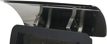 Bromic Heating BR-DEFTNG3 Heat Deflector for 300 Series Tungsten Gas Patio Heaters, Black
