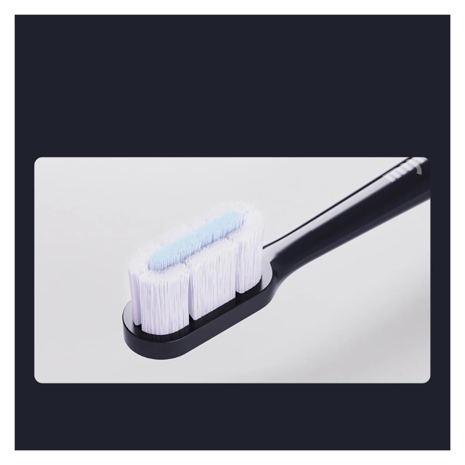 Testina Per Spazzolino, Compatibile Con Xiaomi, T700, MBS304 | Testina di ricambio, setole fini ad alta densità, testa ultrasottile da 4 mm, blu scuro(Silver)