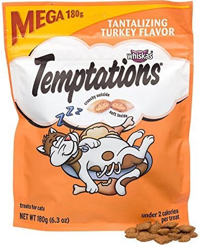 Temptations Cat Treats, Tantalizing Turkey Flavor, 6.3 Oz Pouch
