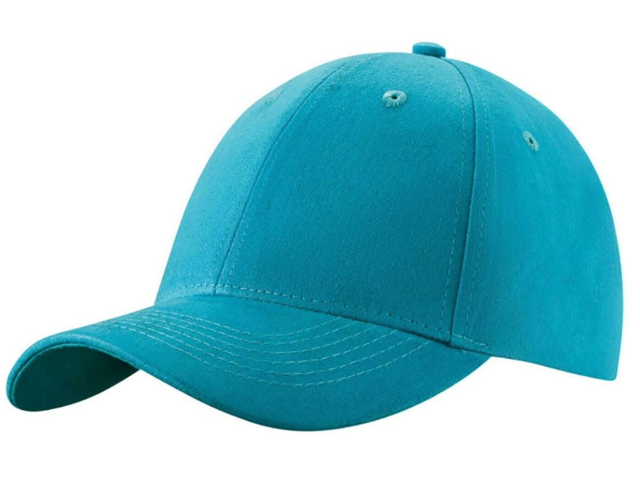 Mfaz Morefaz Ltd Women's Turquoise Men Baseball Cap Hat Boy Girl Adjustable Strap Snap Back Sport Hats La (Turquoise)