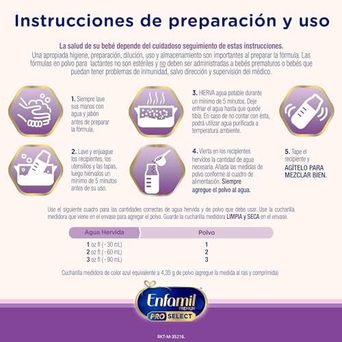 Lista de Enfamil , tabla con los diez mejores. 20 Lista de Enfamil , tabla con los diez mejores. 14
