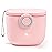 Termichy Baby Formula Dispenser, Portable Milk Powder Dispenser Container with Carry Handle and Scoop for Travel Outdoor Activities with Baby Infant, 8.8OZ, 0.55LB, 250g, 500ml (Pink)