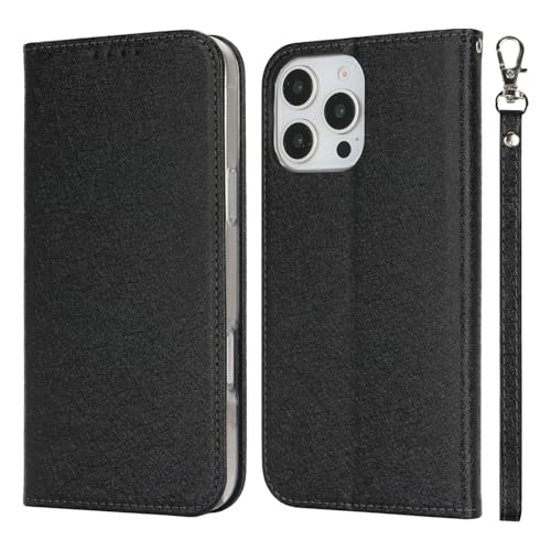 Pelanty for iPhone 16 Pro 6.1'' �P�[�X�蒠�^ for iPhone16 Pro ���z�^�J�o�[ case PU���U�[ ���^ �X�}�z�P�[�X �X�g���b�v�t�� �x���g�Ȃ� �J�[�h���[ �}�O�l�b�g�� �X�^���h�@�\ �A�C�t�H��16�v�� 