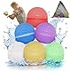 Bowfar Wasserbomben Wiederverwendbar, 6 Stück Wasserbomben Selbstschließend Magnetisch Eine Sekunde Schnellfuller, Wasserspielzeug Pool Spielzeug Strandspielzeug Wasserball für Sommer Kinder Outdoor