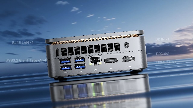 NiPoGi Essenx E1 Mini PC ΑΜD 3250U(Max 3.5GHz, 2C/4T, Migliore di