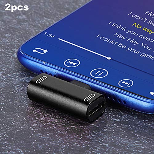 Yencoly Stabiele transmissie-aluminium audio-lader type C USB-C-splitter, 2-delige adapter, 2-in-1 converter, voor Nubia… - Image 5