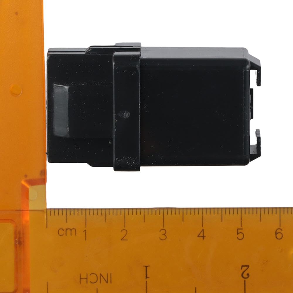 Relé de automóvil Relé intermitente de metal confiable, plástico negro, señal de giro 81980-12070 / Compatible con Corolla 1995-1997 relés de propósito automotriz