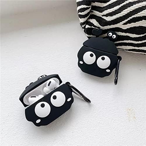 Image of Dezet Cute Soft Silicone Pouh Case for Airpods Pro GEN-2 (2022) � 3D Cartoon Animal Character Cover with Keychain Ring, Shockproof & Dustproof Protective Case for Kids & Girls (Funny)