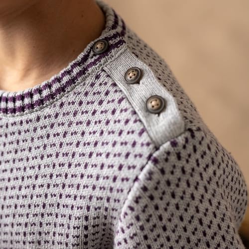 Hope & Henry Boys' Long Sleeve Crew Neck Pullover Sweater3