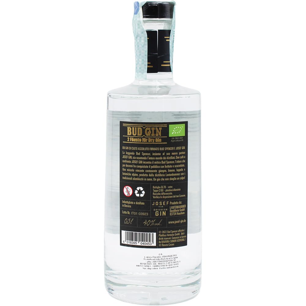 Bud Gin 2 Fäuste für Dry Gin by Josef Bavarian 40% Vol. 0,5l