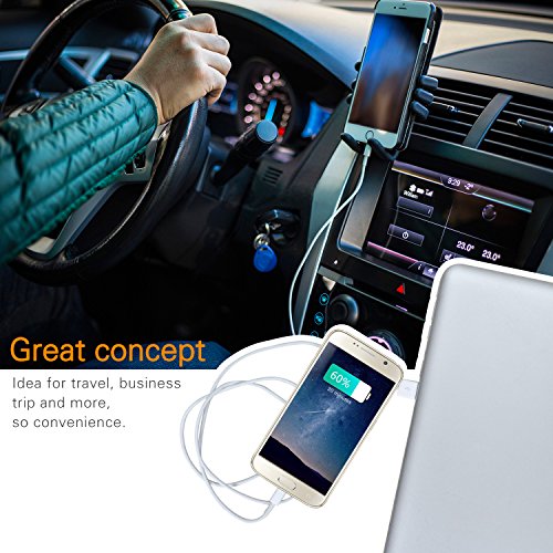 Axmda Caricatore Type C Kit da Muro Portatile per