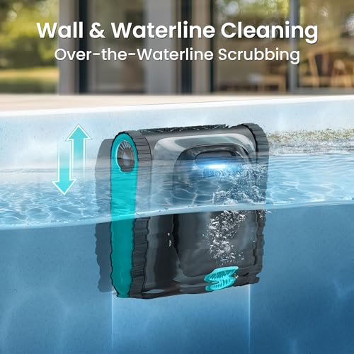 Image of (2026 Upgrade) (Renewed) Aiper Scuba S1 Robotic Pool Cleaner,270 Min Runtime, Floor /Wall /Waterline /Shallow Area Cleaning, Ultra-fine Filter, Smarter Navigation, App Support-Blue