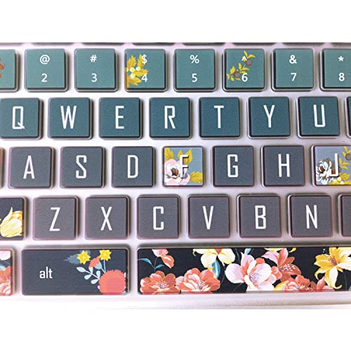 Sanforin Silicon Keyboard Cover Skin For Hp Chromebook 11 X360 11.6", Chromebook 11 G2/G3/G4/G5/G6 Ee/G7 Ee 11.6’’, Hp Chromebook 14-Ca 14-Ak 14-X Series,Hp Chromebook 14 G2 G3 G4,Red Flower #TOP3