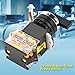 Ftvogue Selector de Reinicio AutomáTico de 3 Posiciones Interruptor Rotativo MomentáNeo Mango...