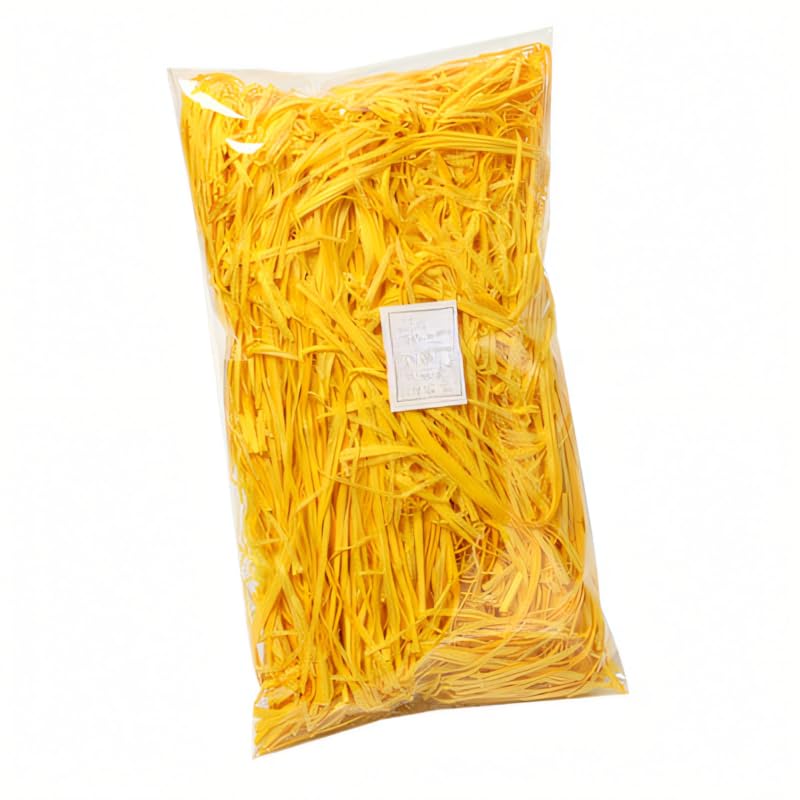 BPABDEITR Papier De Soie Déchiqueté, Cadeau, Coupe Froissée, Multicolore, Paquet De 2 À 8, 100g(Giallo,100g*8Pack)