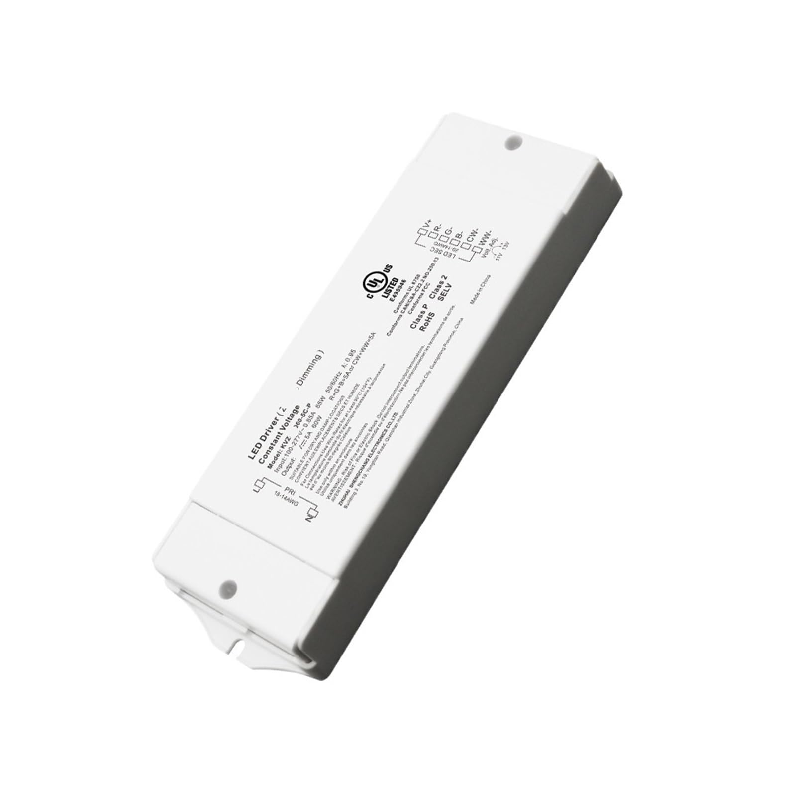 THREELEMON KVZ60W-200W Driver led Light Power Supply 12 Volt Power Supply dimming Driver Full Color dimming Power Supply(48V 200W)