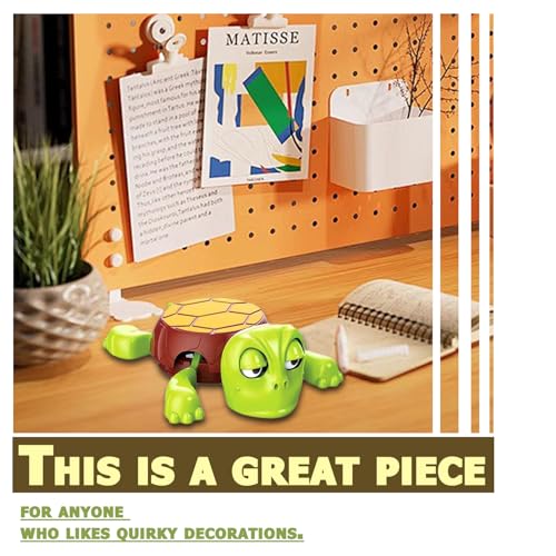 Lustiger Schildkröte Untersetzer, Tier Themen Untersetzer, 3D Gedruckter SchildkröTen Untersetzer, Offene Augenschildkröten Untersetzer, Untersetzer für Getränke, für alle Arten von Tassen