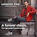 London Fog Men's Auburn Zip-Front Golf Jacket (Regular & Big-Tall Sizes), Chili, XX-Large