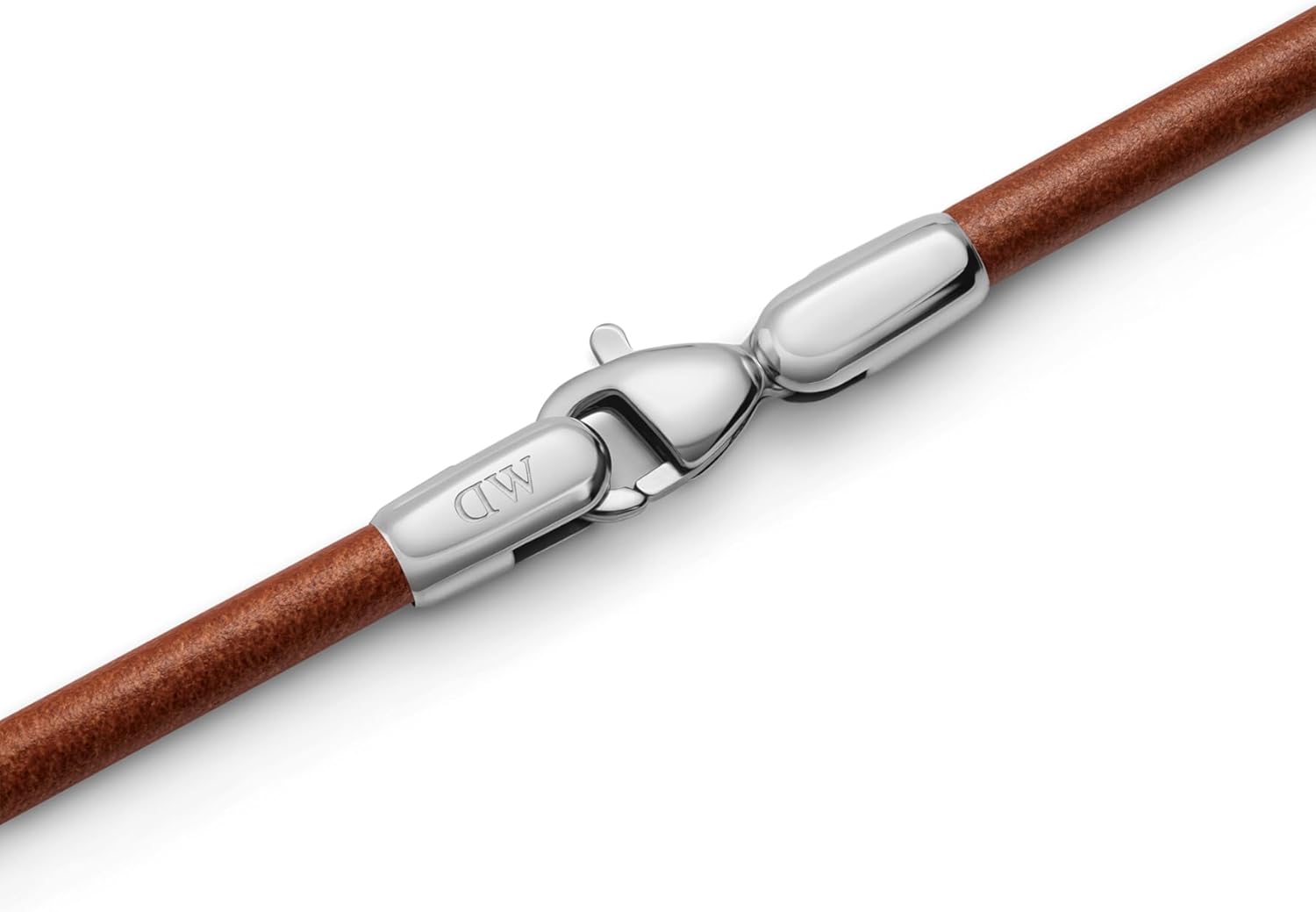 Daniel Wellington Perfect Pair bracelet 185 316L Stainless Steel, Genuine Italian Leather Silver - Image 2