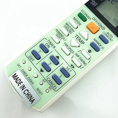 Télécommande de remplacement Panasonic A75C3208 pour réparer une clim bloquée sans code - 4