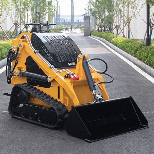 Mini Skid Steer with Front Bucket, Small Skid Steer Compatible with Multiple Attachments for Landscaping, Construction, and Excavation Work -  China, HYZZJ-360-3