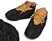 Reusable Shoe Covers - Premium Boot Covers for Contractors Non Slip and Washable | Large and Extra Large in Black (2 Pack Large X-Large)