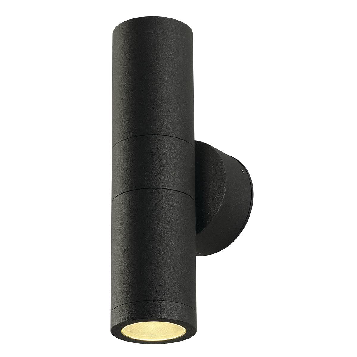 SLV Wandaufbauleuchte ASTINA/Beleuchtung für Wände, Wege, Eingänge, LED Spot außen, Aufbau-Leuchte Outdoor, Gartenlampe / GU10 IP44 11W anthrazit