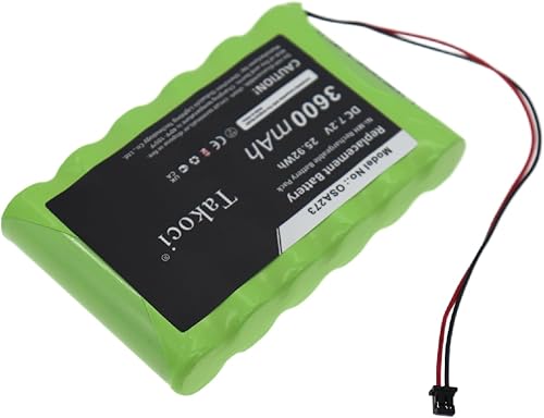 Miniatura 2 de TAKOCI Replacement Battery for DSC IMPASSA SCW9057 SCW9055 6PH-H-43A3600-S-D22 9057 SCW-9057 SCW-9055 9057 Wireless Security System Alarm Panel