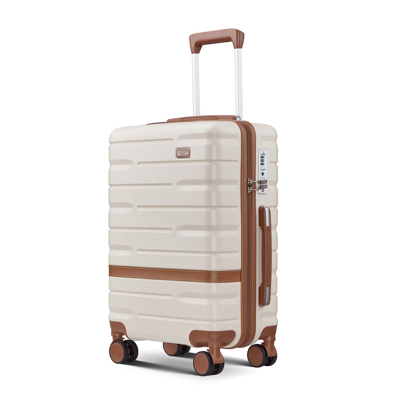 NEISIA Carry On Luggage Sets,20 Inch Carry-on Expandable Suitcase with Spinner Wheels,PC+ABS Lightweight Hardshell with TSA lock,Airline Approved