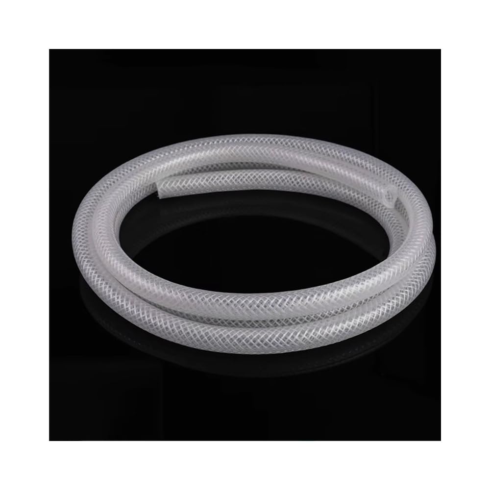 Tubo In Silicone Alimentare, 1 Pezzo Da 1m. Intrecciato Rinforzato Ad Alta Pressione, ID 4–50 Mm, OD 9–60 Mm. Trasparente E Anticorrosivo, Per Uso Quotidiano E Laboratorio(10x18mm)