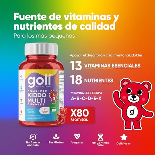 Vitamínicos, gomitas de vitamina c para niños Marca Goli (2)