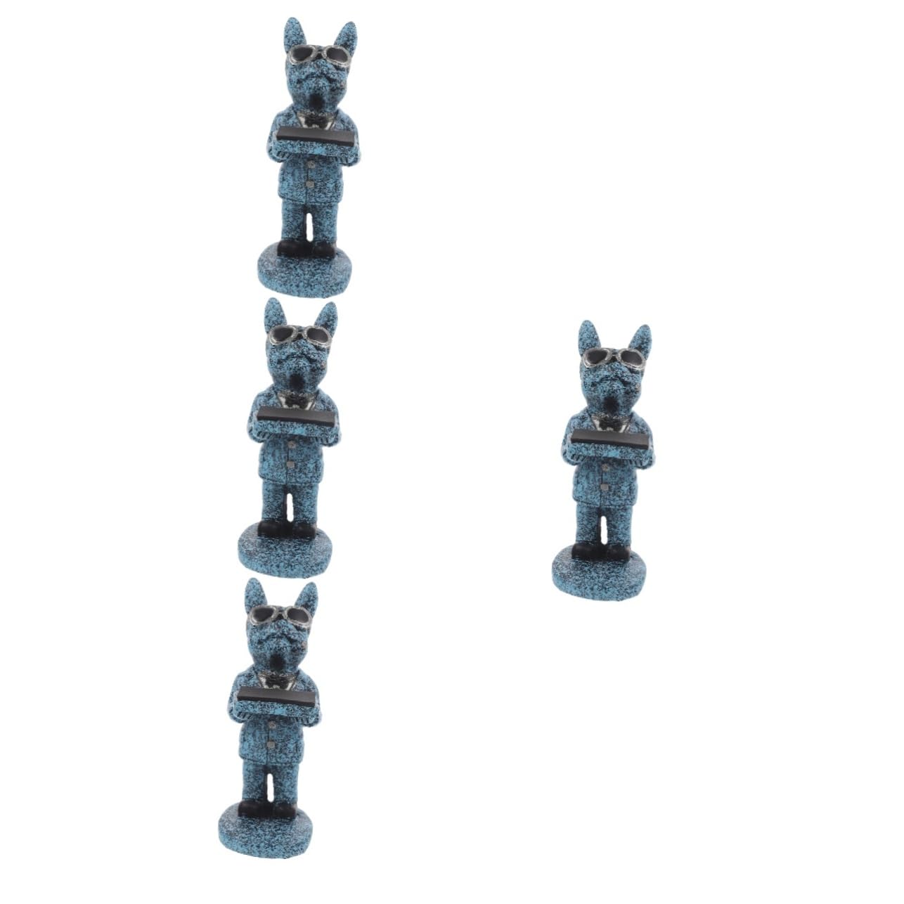 Présentoir de montre en plâtre Veemoon | Lot de 4 supports pour l'organisation de vos tocantes
