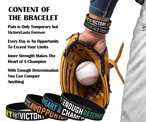 Baseball-Silicone-Bracelets-Birthday-Party-Motivational-Sports-Quotes-Baseball-Rubber-Inspirational-Silicone-Bracelets-Unisex-Baseball-Party-Gifts-Jewelry-Accessories-for-Boys-Girls-12-Pieces