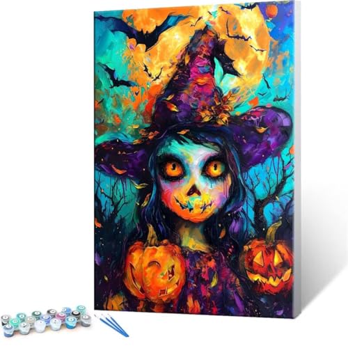 DIY G nEB @g Paint by Numbers hG Lbg l ʂ肦 q̗phGLoXNtg LoXA[g uVƃANG̋, CeA rO, ւ̃Mtg 30x40cm